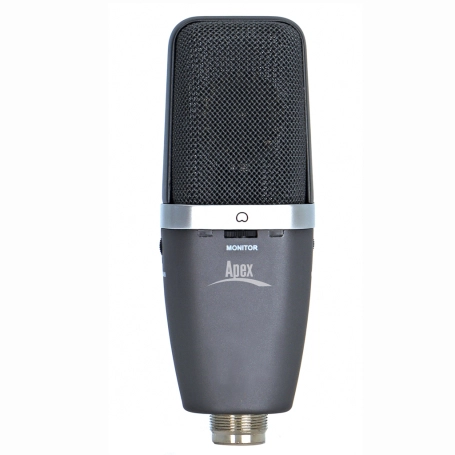 Apex555 USB Condenser Microphone with Active Monitoring image